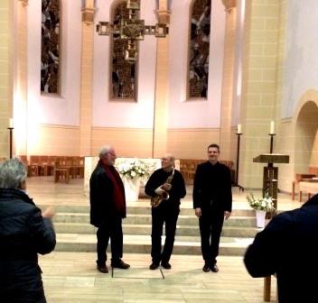 Orgel & Saxophon,Heinzpeter Schmitz, Ralf Geisler, Andreas Mölder, St Bonifatius, 8.11.2019