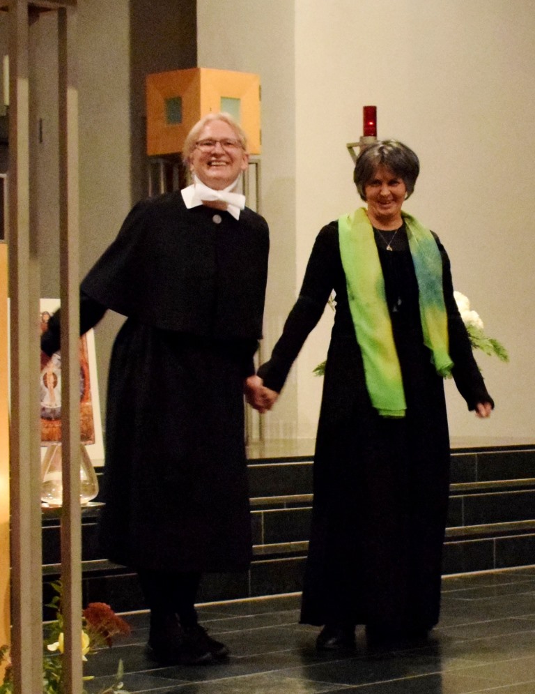 Schwester Ursula Zimmermann & Gertrud Maria Güra, 9.11.2017 - Hildegard von Bingen: Die Grünkraft, St. Peter & Paul, Inzlingen