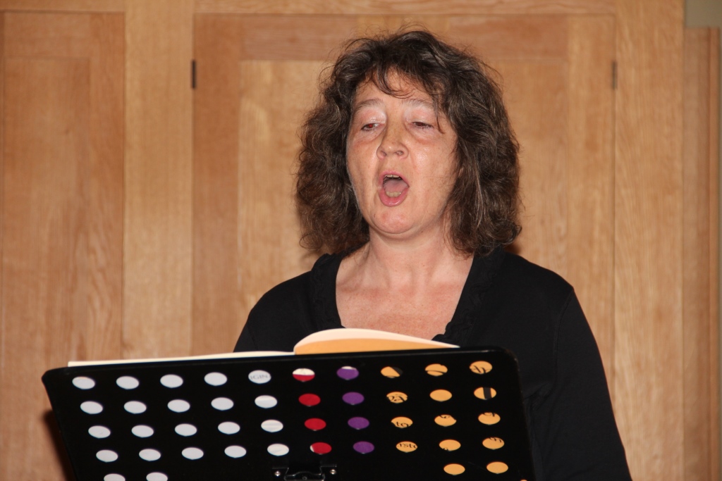 Cornlia Stäb am 25.10.2015 beim Eröffnungskonzert in der Christuskirche Lörrach